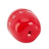 GX- Red Apple Shaped Mechanical Kitchen Timer, Plastic 2.4"X2.4"X4.12"