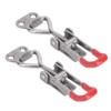 2Pcs Adjustable Toggle Clamp 304 Stainless Steel Toggle Catch Latch