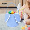 Easter Bunny Basket, Bunny Egg Hunt Easter Bucket Plush, Cute
