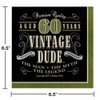 Creative Converting Vintage Dude 60th Birthday Lunch Napkins (Party Pack: