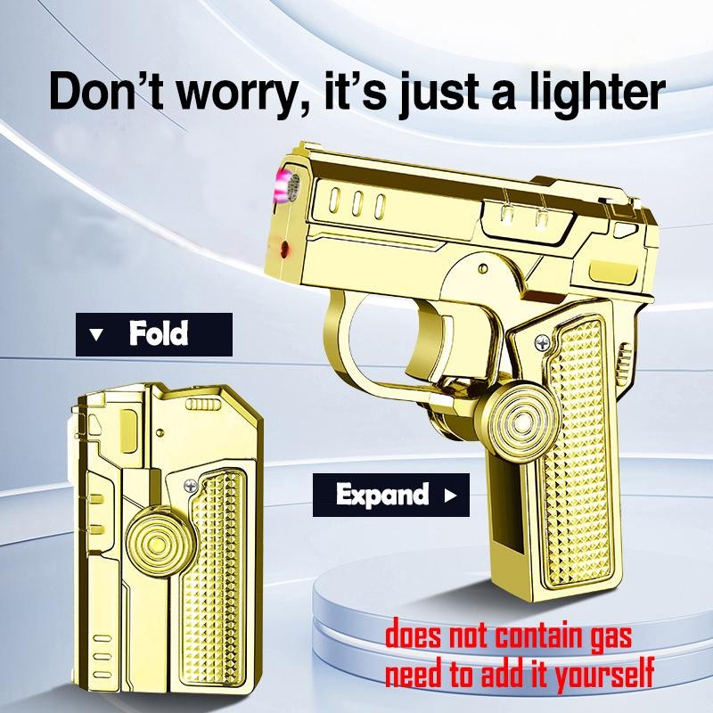 Windproof Torch Lighter Refillable Foldable Rotatable Lighter For Daily Use