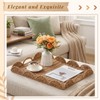 Teenyyou Paper Rope Scalloped Tray 24" L x 18" W