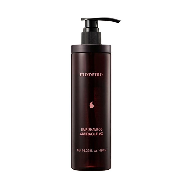 MOREMO Hair Shampoo Miracle 2X 16.23oz / 480ml K-Beauty