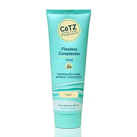Protector solar para un rostro impecable Cotz, FPS 50, 2.5 onzas, paquete de de 1, N/A