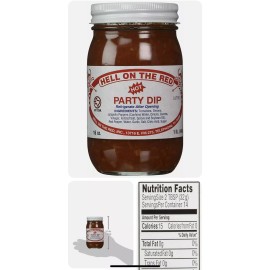 Hell On The Red  The Legendary HELL ON THE RED! (HOT)Texas Party Dip (4 Pack)
