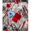 LITAITAI Padlock, Combination Lock, Small Locker Locks, Stainless Steel, Heart