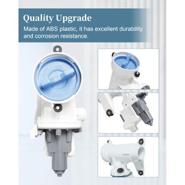 WH11X29539 AP6986715 Clothes Washer Drain Pump and Filter Assembly, WH11X29539 Drain Pump Fit for GE Washing Machines GFW510SCN0WW GFW510SCN1WW GFW510SCN2WW GFW510SCN3WW GFW510SCN4WW GFW550SPN0DG