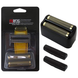 INGQI Upgraded Replacment Bright Black Foil and Cutter for PRO MetalFX Single Foil and Double Foil Shavers