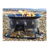 AZ Patio Round Portable Camp Fire Pit in Black
