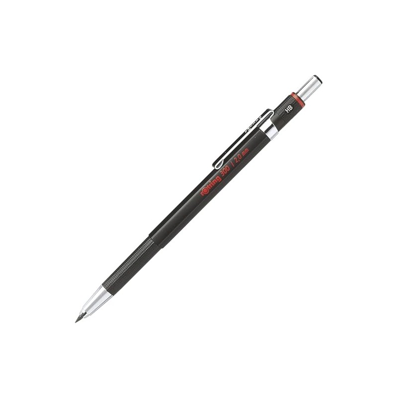 rOtring 6 x 300 2.0mm Mechanical Pencil Refillable with Sharpener