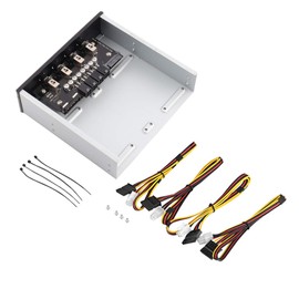 HDD Power Control Switch Hard Drive Selector SATA Drive Switcher 2.5-inch Hard Disk Fixed, IDE and SATA 15P Two Input Interfaces, for Desktop Computer Optical Drive