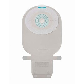 Coloplast 10484 Filtered Ostomy Pouch One-Piece System Maxi 1-3/8 Inch Stoma Drainable Flat, Pre-Cut - 10 Per Box