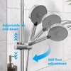 Hand Shower Holder, Adjustable Shower Holder, 360° Rotatable Shower Holder,