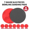 GSSHBR 16 Pack Bowling Sanding Pads Bowling Accessories Bowling Ball
