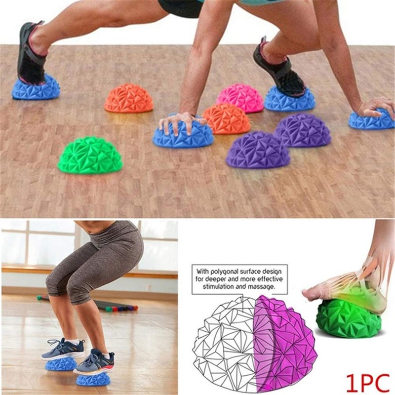 Leikance Fascia Foot Massage, Hemisphere, Half Round Massage Ball for