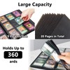 Bamyli 9 Pockets Trading Card Binder,20 Pages Holding 360 Cards