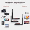 Wireless HDMI,One Transmitter and Two Receiver, 330FT/100M 4K Decode 1080P