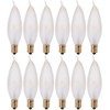 KOR Pack of 12 – 15 Watt Flame Tip Shape