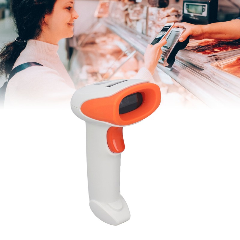 Wireless Barcode Scanner Bluetooth Handheld 2D Bar Code Reader Barcode