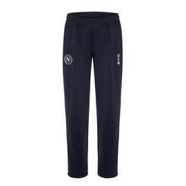SSC NAPOLI Pantaloni Allenamento Azzurro, EA7 Prodotto Ufficiale, Pantalone Training Calcio 2024/2025 - L