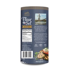 Northport Foodworks Fleur de Sel – Hand-Harvested Celtic Sea Salt, Imported from France, Natural Finishing Salt, 26.46 oz (750g)