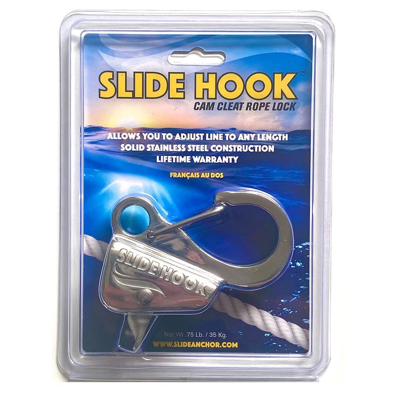 Slide Hook by Slide Anchor Adjustable Cam Cleat Rope Lock