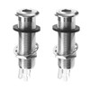ECSiNG 2Pcs 6.35mm Stereo Barrel Jack Socket with 4 Pin