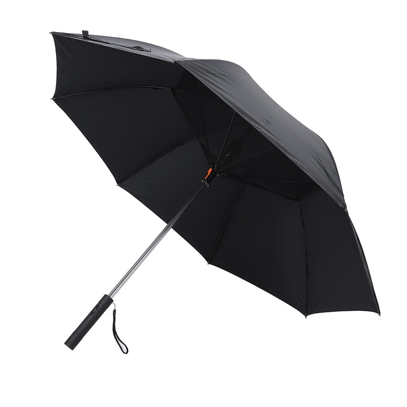 Cooling Fan Umbrella UV Guard Sun Blocking 2600mAh USB Rechargeable