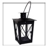 Kieskönig CA156900003_AZ004 Metal Mini Lantern, Black Garden Lantern, Hanging Lantern,