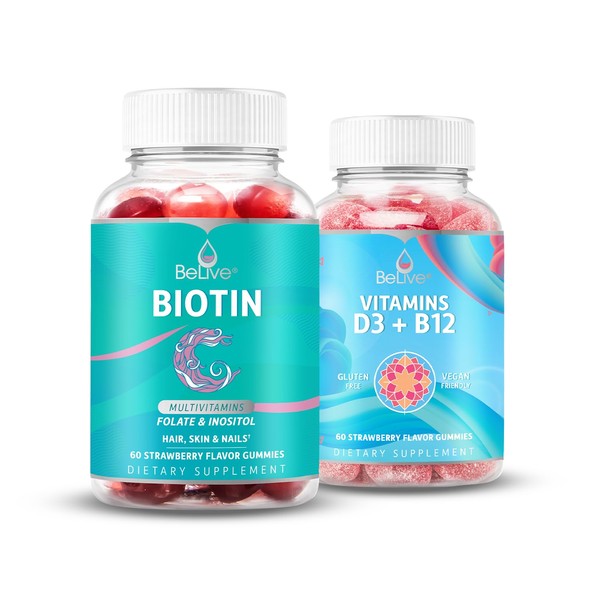 BeLive BeLive Biotin and Multivitamin D3 & B12 Bundle for