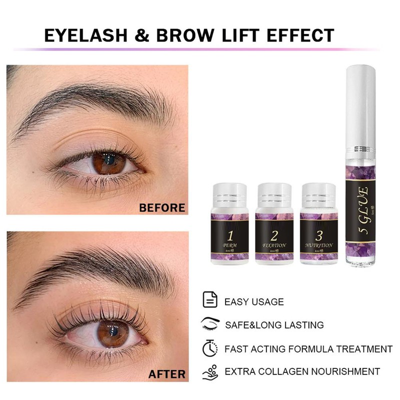 Eyelash and Brow Lift and Tint Kit Eyelash Lamination Starter