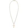 Elli Diamonds Women's Classic Cross Pendant Necklace with Diamond (0.03