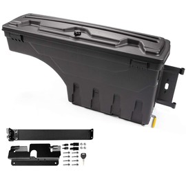 G-PLUS Rear Lockable Storage Box Case Tool Box Compatible with Chevy Silverado GMC Sierra 1500 2500 3500 2007-2018 Truck Bed Toolbox Right Passenger Side