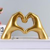 Gesture Decorative Statue, Modern Art Sculpture, Desktop Decor for Home,