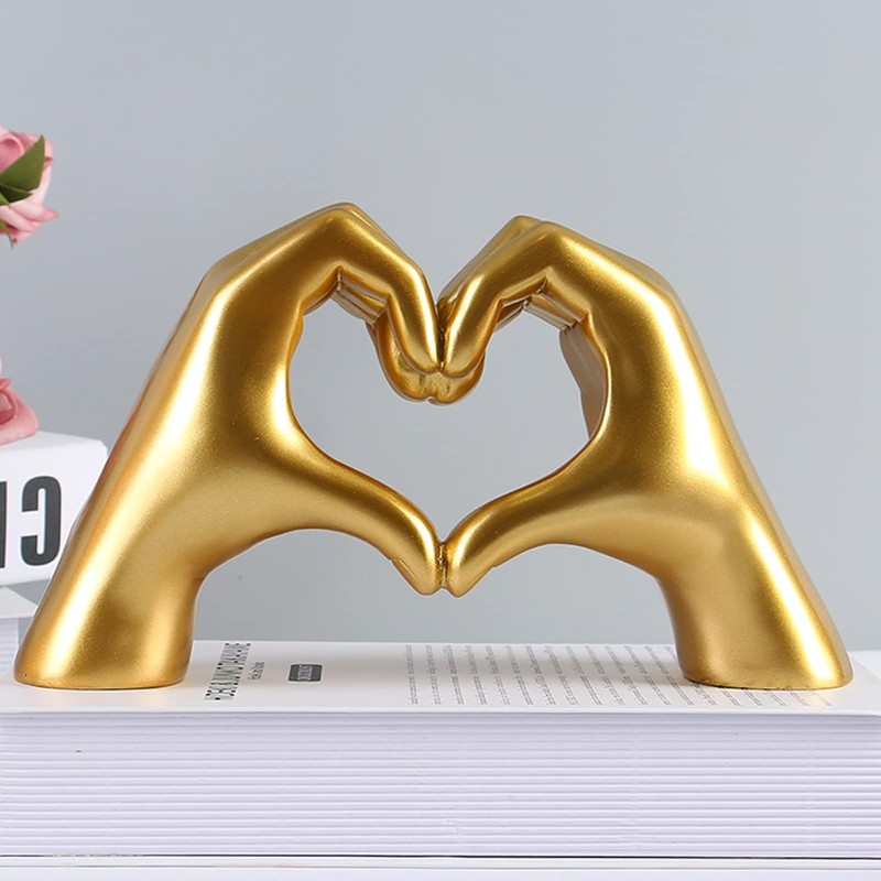 Gesture Decorative Statue, Modern Art Sculpture, Desktop Decor for Home,