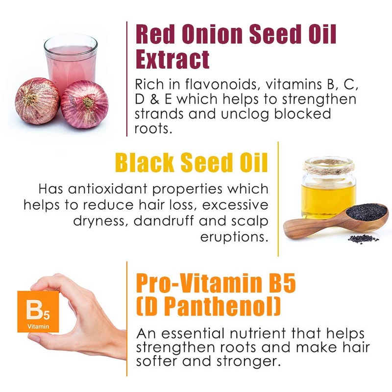 Quat 100% natural onion oil extract shampoo for damage hair