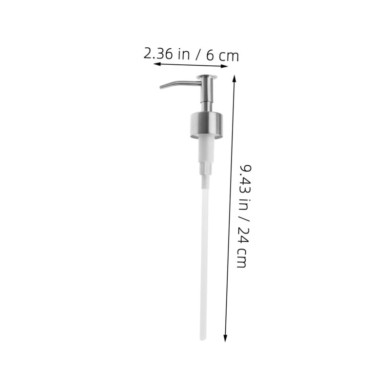 ULTECHNOVO 2pcs Stainless Steel Pump Head Replacement for Liquid Soap