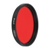 sourcing map 49mm Lens Filter,Full Red Camera Filter Scratch Optical