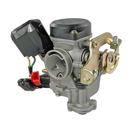 Carburettor Complete with Choke Suitable for Kymco, Baotian, Rex, Jack Fox, Nova Motor, SI Twowheel, Benzhou, Jinlun 139QMB QMA Membrane Carburettor