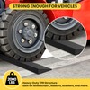 Nuvium 1 Inch Rubber Threshold Ramps for Doorways, 2 PCS