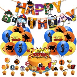 Set of 32 For Dragon Ball Birthday Decorations, Balloons, Happy Birthday Balloons, Happy Birthday Decorations, Garland, Character Balloons, Birthday Decorations, Kids Birthday Decorations, Party