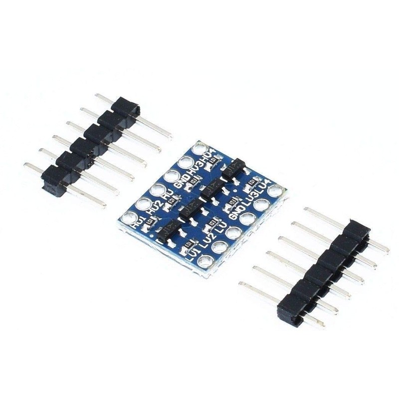 TECNOIOT 2pcs 4 Channel IIC I2C Logic Levels Converter Bidirectional