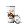 Dog Ramen Kimono Artwork Japanese Noodles Dog Ramen Bowl Stainless