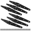 Litoexpe 5 Inch Light Strap Hinge 6 Pcs, Shed Hinges