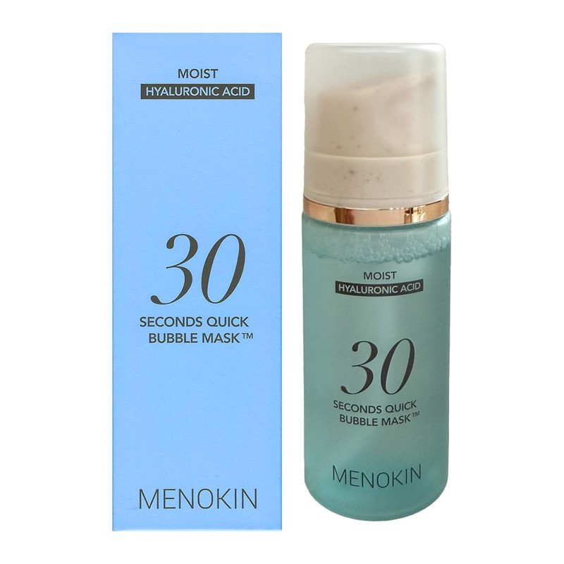 Menokin 30 Second Quick Bubble Mask Moist 95ml 2pcs JJ