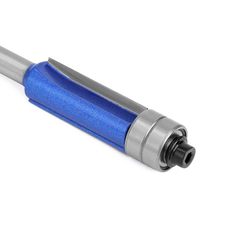 YUENTOEN 4 Pieces Flush Trim Router Bits Set, 1/4 Inch