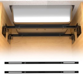 Heavy Duty Undermount Sink Brackets & Kitchen Sink Installation Parts Kit - 800 lbs Capacity Adjustable Carbon Steel Support, Horizontal Space-Saving Design for Kitchen Sinks (71-100cm)