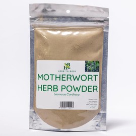Herb To Body Motherwort Herb Powder | Leonurus Cardiaca | Wildcrafted | 4oz