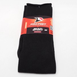 Pro Feet Polyester Multi-Sport Tube Socks Medium (9-11) 111 Black