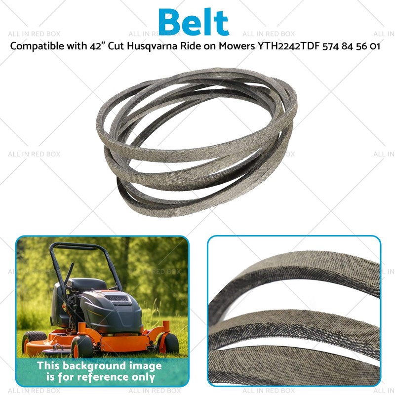 MAX COOL Lawn Mower Deck Belt Suitable for 42" Cut